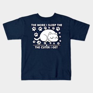 The More I Sleep The Cuter I Get Kids T-Shirt